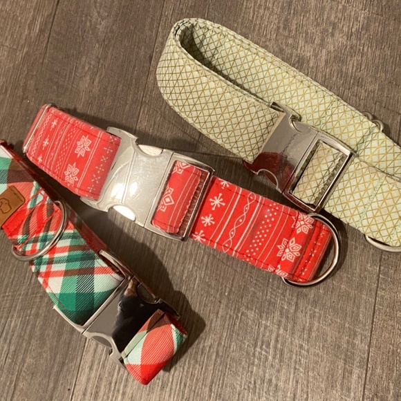 3pcs. Gray+Hound Dog Collar - Picture 3 of 6